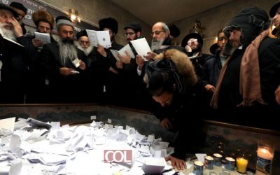 EN IMAGES. Plusieurs milliers de personnes, se rendent sur le tombeau du Rabbi Chneour Zalman de Lyadi, premier Rabbi de Loubavitch