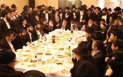 EN IMAGES : Farbrenguen central de Haf Beth Chevat, Yortzait de la Rebbetzin Haya Mouchka, au Beth Haya Mouchka