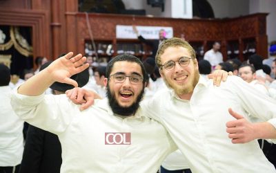 « Micheni&rsquo;hnass Adar Marbim Bessim&rsquo;ha » à la Yechiva Loubavitch de Kiriyat Gat
