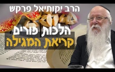 הלכות פורים – קריאת המגילה – רב יקותיאל פרקש