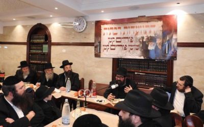 Jérusalem : Farbrenguen de Pourim Katan avec le Rav Michael Taieb au Chikoun Habad