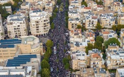 Photo du jour : La Levaya du Rav Moshe Yehouda Leib Landa a »h