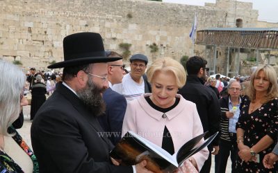 La Première ministre roumaine : « L&rsquo;an prochain à Jérusalem. Oui, nous allons y transférer notre ambassade! »