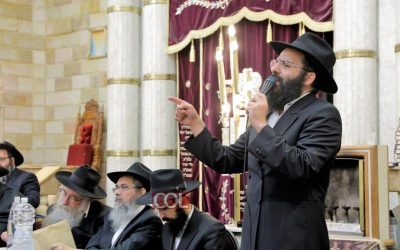 EN IMAGES. Farbrenguen de Youd Aleph Nissan à Kfar Habad
