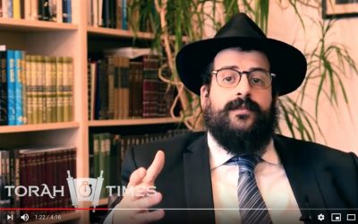 Torah Times -1 minute sur la Paracha de Tazria par le Rav Mendel Nisenbaum