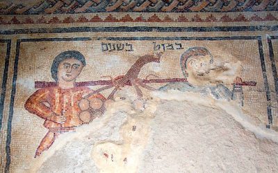 Israël : Découverte des espions de Moïse sur une mosaïque vieille de 1500 ans