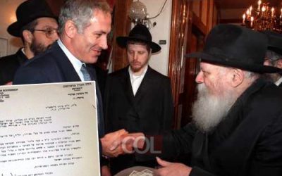 Il y a 31 ans : La lettre du Rabbi de Loubavitch à Netanyahou, ambassadeur d&rsquo;Israël auprès des Nations Unies