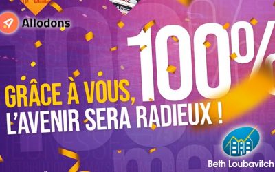 LE MILLION ! En direct de la campagne allodons du Beth Loubavitch