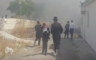 Israel : Important incendie dans le quartier de Ramat Beit Shemesh Bet