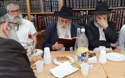 Anniversaire de Roland Allouche au Beth Loubavitch de la rue Lamartine