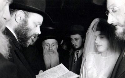 Lettre traditionnelle du Rabbi pour le mariage que l’on lit sous la Houpa
