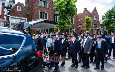 Levaya de Mme Rivkah Shaina a »h Notik à Crown Heights