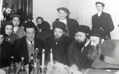 Photo inédite des Hassidim Habad de Paris au début des années 60