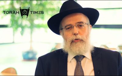 Torah Times : « D.ieu s&rsquo;intéresse t-il à nos actions matérielles » par le Rav Eliezer Arnauve