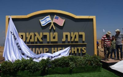 Israël : Netanyahou inaugure une nouvelle implantation qui s’appellera « Trump Heights »