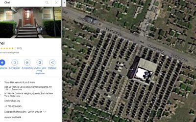 Google Maps : Voyez-vous quelque chose de spécifique sur cette vue aérienne du Ohel du Rabbi?
