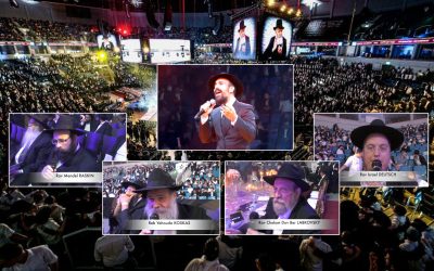 VIDEO . Interviews et concert de Nemouel au Kinous de Guimel Tamouz 5779 à Jérusalem