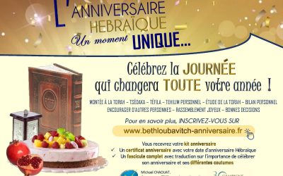 Nouveau : Le Kit du jour anniversaire juif