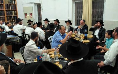 Farbrenguen de Hai Elloul 5779 au Beth Habad de Bayit VeGan dirigé par le Rav Mendel Labkowsky