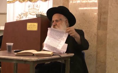 Rav Mordehai Chmouel Ashkenazi a »h : La sonnerie du Chofar d’après la coutume Habad –  תקיעת שופר לפי מנהג חב »ד