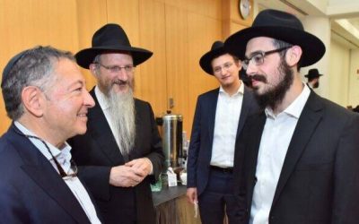 EN IMAGES. Fiançailles de Leah Lazar, fille du Grand Rabbin de Russie, avec Mendel Menahem Mendel Vilensky