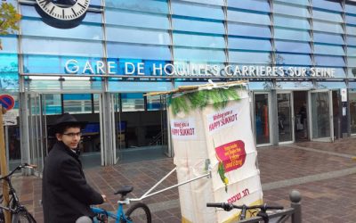 Mivtsaim de Souccot avec une « Souccah Vélo » à Houilles