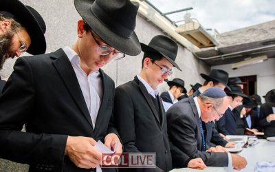 EN IMAGES. Veille de Kippour au Ohel du Rabbi