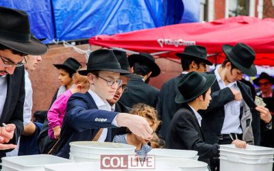 EN IMAGES. Chaharit, veille de Yom Kippour 5780 à Crown Heights