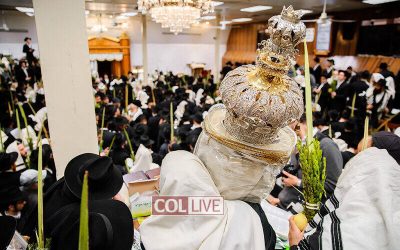 EN IMAGES. Cha&rsquo;harit de &lsquo;Hol Hamoed Souccot au 770, vendredi 19 Tichri 5780