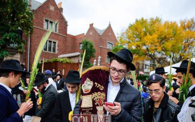 EN IMAGES. Hochaana Rabba devant le 770, sur Eastern Parkway
