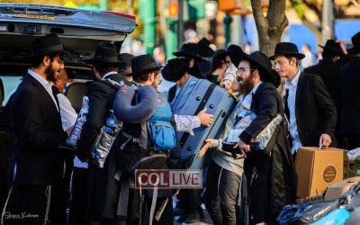 EN IMAGES. Les Fêtes de Tichri chez le Rabbi, le départ des invités