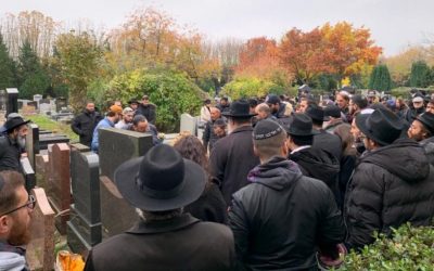Levaya de Franck Elie a&rsquo;h Haouzi au cimetière de Pantin