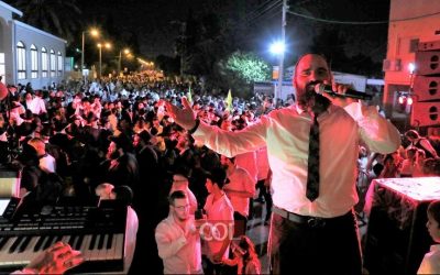 EN IMAGES. Simhat Beth Hachoéva à Kfar Habad