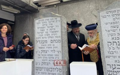 Le grand rabbin séfarade d’Israël, Rav Itshak Yossef, au Ohel du Rabbi : « Sans Habad, il n’y aurait pas de judaïsme, pas de Torah »