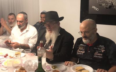 Farbrenguen du Rav Haim Mellul chez Dan Elbaz à Netanya