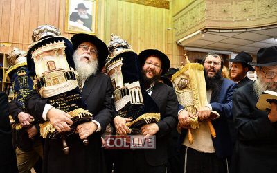 Crown Heights : Inauguration d’un Sefer Torah à la mémoire du Rav Chalom Dovber Gutnick a’h, le premier grand rabbin d’Australie
