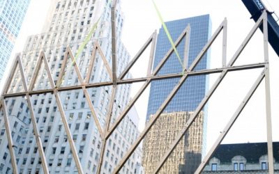 Hanouccah 2019-5780 : Construction de la plus grande Ménorah du monde à Manhattan