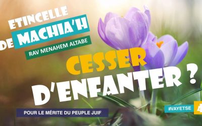 Etincelle de Machia&rsquo;h : Cesser d&rsquo;enfanter ?