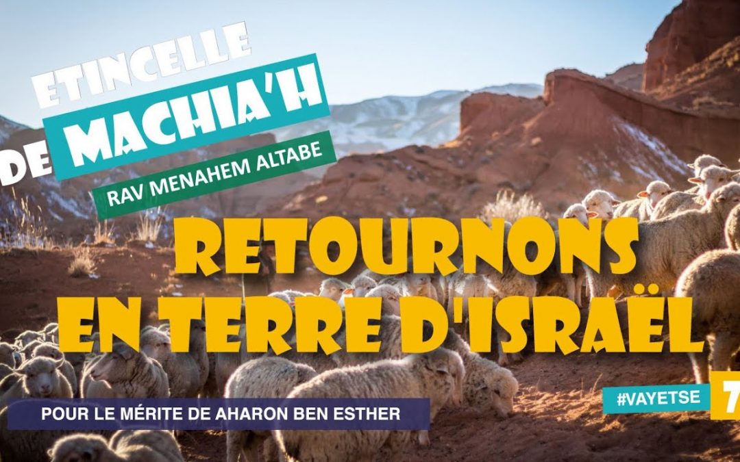 Etincelle de Machia’h : Retournons en Terre d’Israël