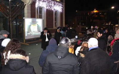 Allumage public de ‘Hanouccah sur la Place de la Mairie et fête au Beth Habad de Noisy le Grand