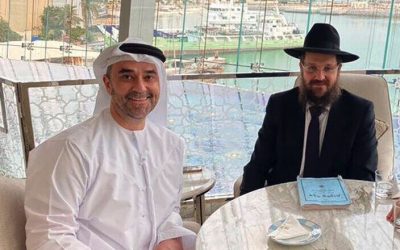 Abou Dabi : Le Chalia’h du Rabbi à Berlin rencontre un haut responsable du gouvernement des Émirats Arabes Unis