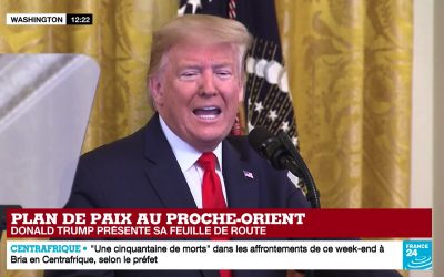 EN DIRECT. Donald Trump présente son plan de Paix au Moyen Orient