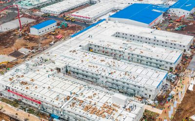 Voici à quoi ressemble l&rsquo;hôpital chinois de 1000 lits, construit en 10 jours