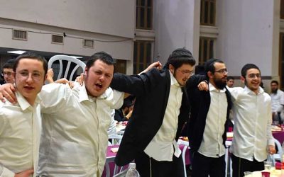 EN IMAGES. Farbrenguen de Youd Chevat 5780 à la Yechiva Tomhei Tmimim Loubavitch de Kfar &lsquo;Habad