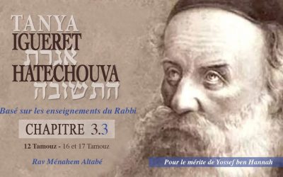 Tanya, Igueret HaTechouva, chapitre 3-3 – « Donner sans limite ! »