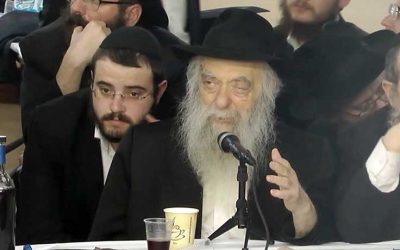 VIDEO: Farbrenguen du Rav Yoel Kahn à l&rsquo;occasion de son 90ème anniversaire