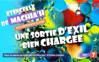 Etincelle de Machia&rsquo;h : Une sortie d’exil bien chargée