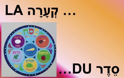 Le Plateau du Seder en Vidéo pour enfants