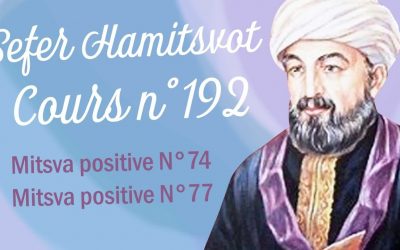 Sefer Hamitsvot – Cours 192- Les sacrifices du Zav et du lépreux