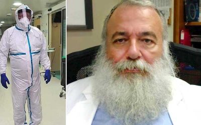 Israel : Un Professeur en médecine décide de couper sa barbe afin de porter son équipement et protéger ainsi ses patients